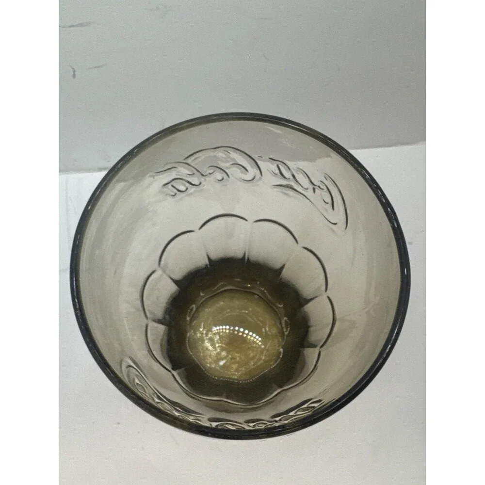Vintage 1 Libby Coca Cola Clear Flared Glass Tumbler 16 oz 1 Brown One